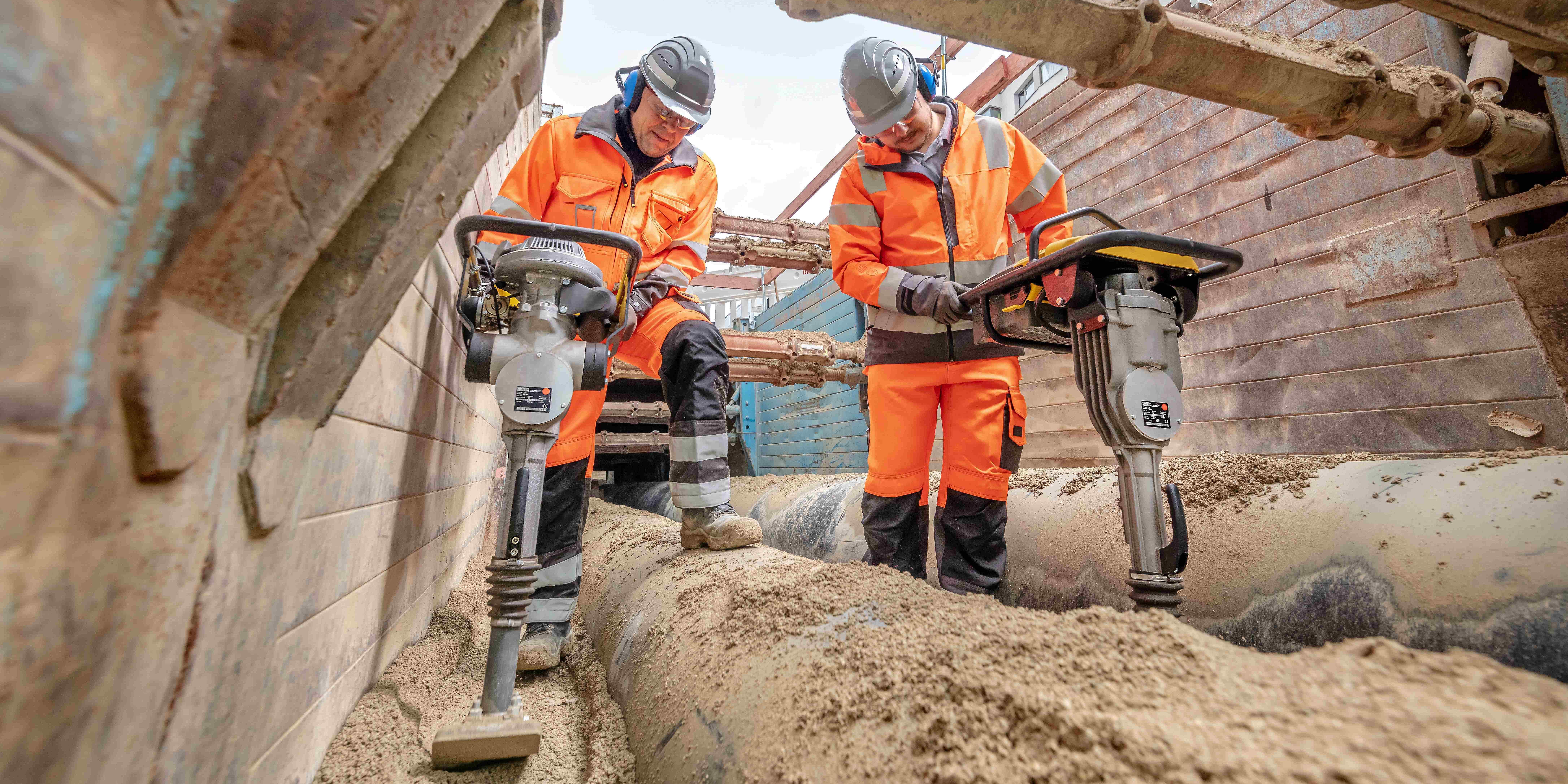 rammer BS30 and AS30e in action