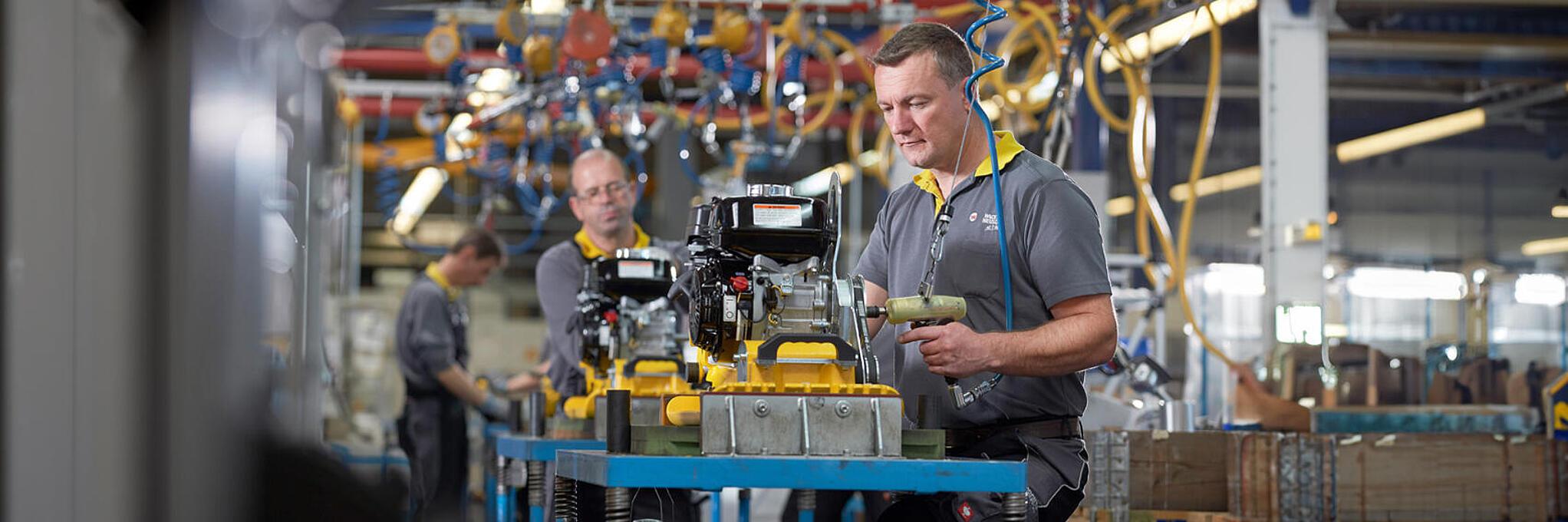 Wacker Neuson production hall in Reichertshofen, Germany