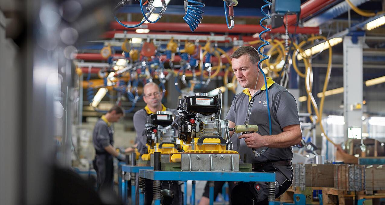 Capannone di produzione Wacker Neuson a Reichertshofen, Germania